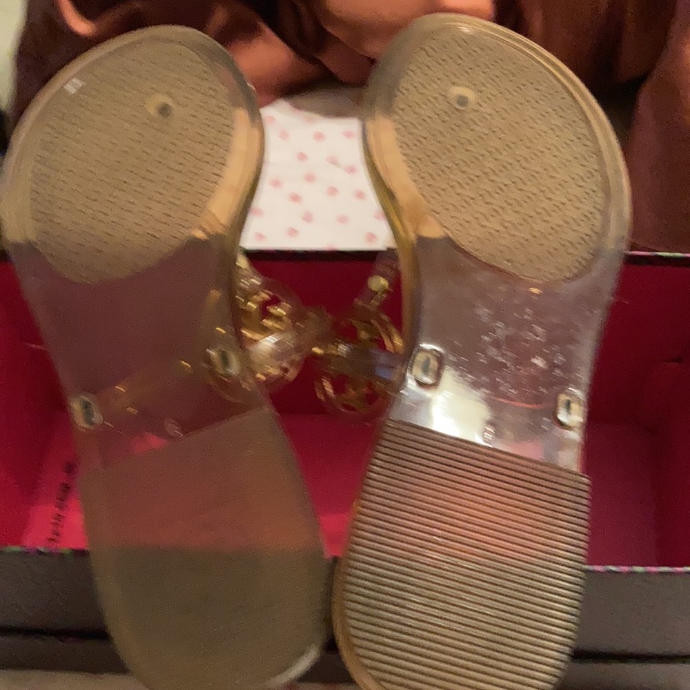 Tory Burch Mini Miller Flat Thong-Brown - Picture 2 of 2